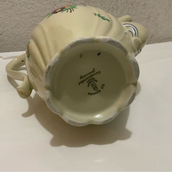 Seltmann Weiden Old Bavaria Porcelain Tea Set Hand Painted Folk Art (7 pcs) - Picture 16 of 16